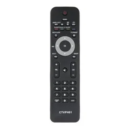 Philips CTVPH01 Mando a Distancia Universal para TV, Compatible con Modelos RC-400, RC-5536, RC-6805, RC-7802 y Más, Sin Necesidad de Programación
